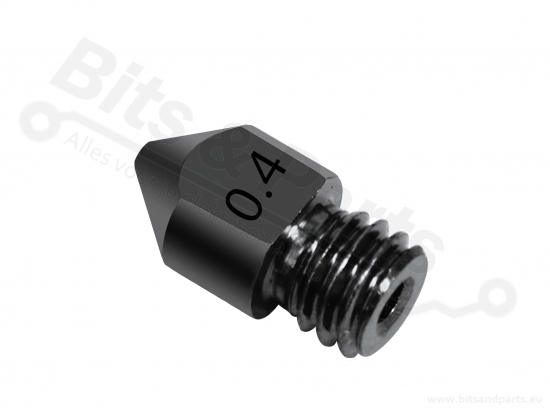 Nozzle voor 3D printers / Makerbot MK8 M6 Hardstaal 1,75mm/0,8mm